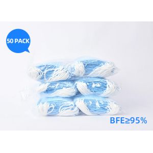 China Boys Girls Children'S Disposable Face Masks Blue Melt Blown Cloth Anti - Virus Masks on sale