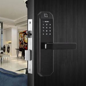 Keyless Entry Smart Wifi Door Lock Keypad APP Control IC Card Wifi Connected