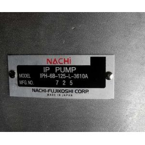 Nachi IPH-6B-125-L-3610A Gear Pump