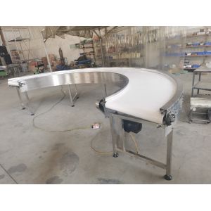 Cheap Top Quality Food Grade 90 Degree Curve Belt Conveyor for sale