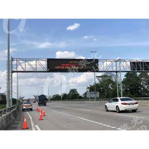 Cheap Highway Traffic LED Display Screen with P20 Full Color Gantry Message Variable Module for sale