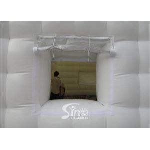 outdoor party or events white inflatable cube tent with removable windows N