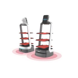 Food Delivery Robot Waiter With AI Artificial Intelligence Service Robot