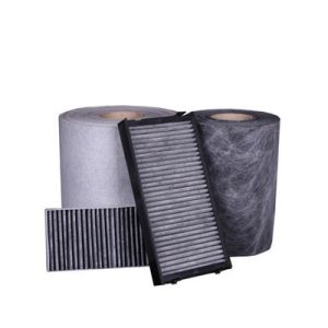 Cheap Plain Style Activated Carbon Fiber Cloth Nonwoven Laminated for Air Filtration System for sale