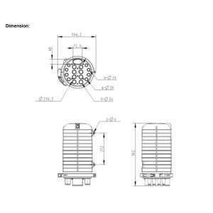 Dome Splice Closure Essential for Long Service Life of Fiber Optic Cable Splice