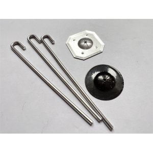 Cheap UV Stable Metal Solar Panel Birds Exclusion Hooks For Fixing Array System for sale