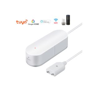 Cheap 2.6v Wifi Water Sensor Alert Tuya App Real Time Monitoring With Rechargeable Battery for sale