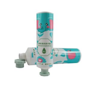 Customized Oval Flat Tube PE Plastic Cosmetic Packaging BB Cream Liquid