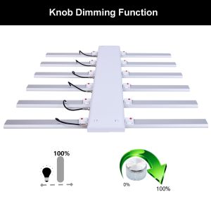 360 Watt 2.3μMol/J Led Flowering Grow Lights Energy Saving Adjustable Spectrum