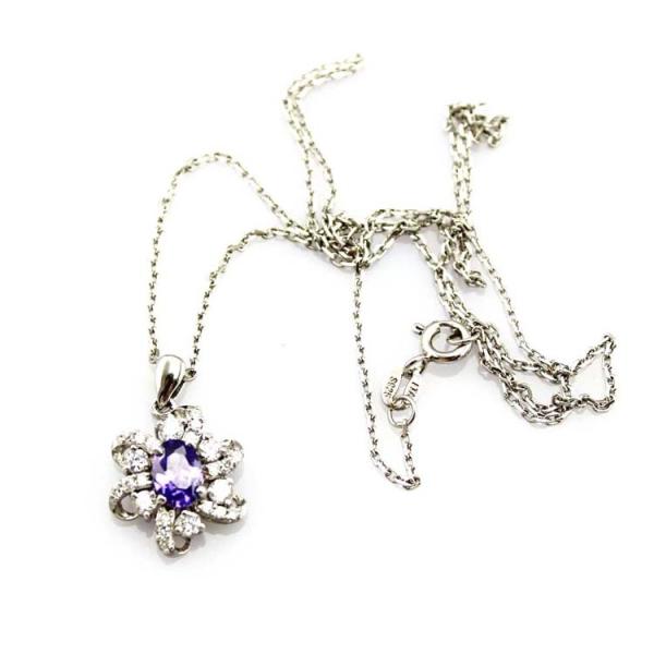 Sterling Silver Cable Chain Oval Green Cubic Zircon Pendant Necklce (P10)