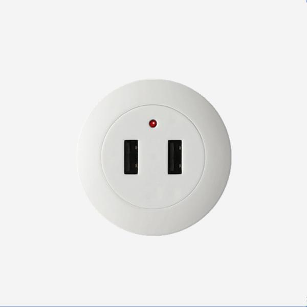 1A Rated Current Embedded USB Type A and Type C Socket for Household Appliance Charging