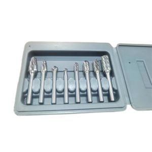 Double Cut Carbide 6mm Shank Die Drinder Bits Wood Carving Rotary Burr Bits Set