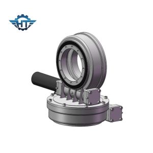 IP 66 Worm And Gear Structure Slew Drive Gearbox SDE7 With Nema 23 For Dual Axis