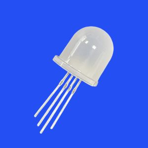 WS2812B 12mm 3 In 1 RGB Full Color Diffused Round Head 60 Deg Addressable Pixel