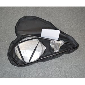 Easy Portable Vehicle Inspection Mirror CE For Night Checking LED flashlight