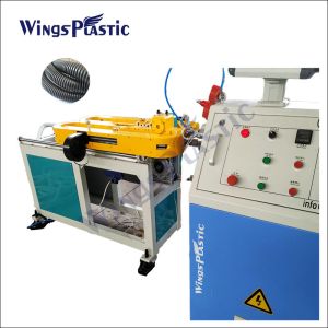 Single Wall LDPE PA Corrugated Tube Extrusion Line Energy Efficient