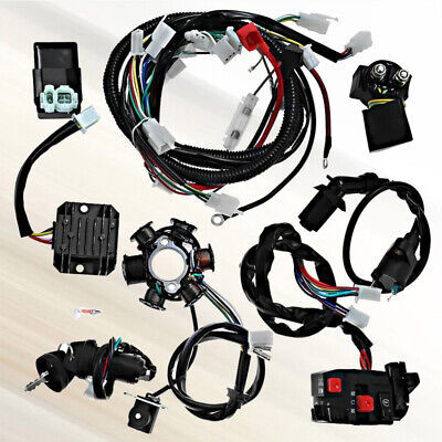 Quality Marshall 2023 Gy6 150cc Scooter Wiring Harness 150cc Wire Harness in Copper Conductors wholesale