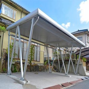 Adjustable Tilt Angle 0-60 Degrees Anodized Solar Carport for Photovoltaic
