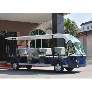 11 Sofa Seats 5kw Electric Utility Vehicle Tourist Bus With Alarm Lamp