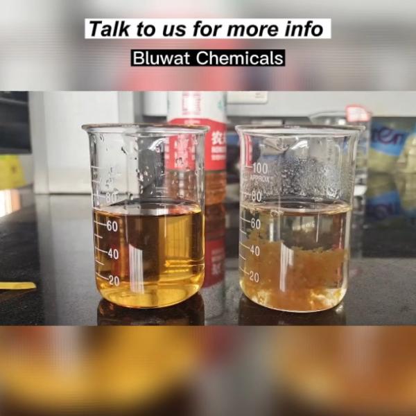 Quality Chemical Effluent Treatment By Bluwat Water Decoloring Agent Dicyandiamide Formaldehyde Resin wholesale