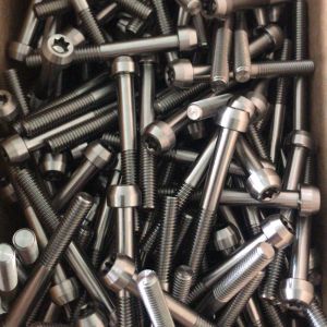 Grade 5 Ti6Al4V Titanium Motorcycle Parts Titanium Torx Socket Head Screw M6x10