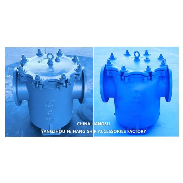 Quality IMPA 872011 Straight Through Cast Iron Marine Can Water Filter with 4-8mm Filtration Accuracy wholesale