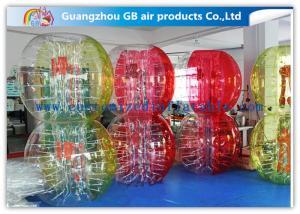 China Custom Amazing Bubble Suit Inflatable Bumper Ball For Sports Entertainment on sale