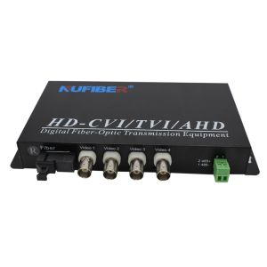 Cheap NF-4V1D-1080P-T/R-F20 4BNC Fiber Coaxial Video Converter for sale