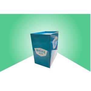 Custom Cardboard Dump Bin Display For Promoting Beer Case Stacker