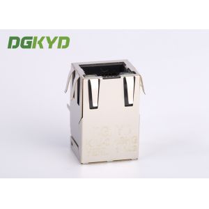 Megabit Female RJ45 PCB Connector Internal Magnetics Surface Mount