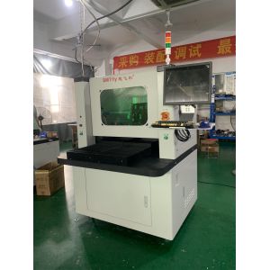Cheap Height 60-110mm PCB Depaneling Router Machine With Manipulator Axis 830*580*50mm for sale
