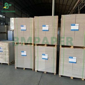 1mm 2mm Laminated Rigid Uncoated Straw Board For Gift Carton 70 x 100cm