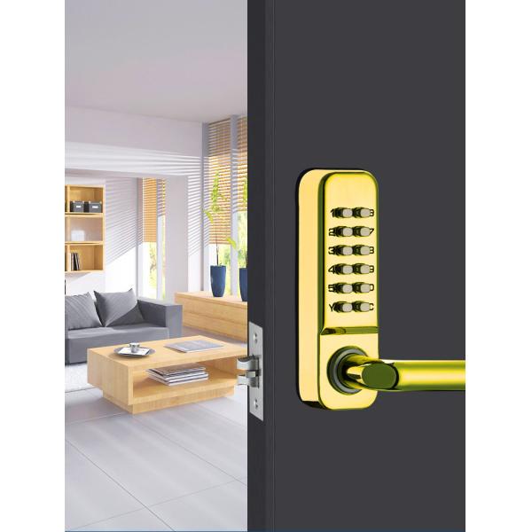 Quality Digital Zinc Resettable Combination Keyless Doorlock Mechanical 142 X 42 X 26 Mm wholesale