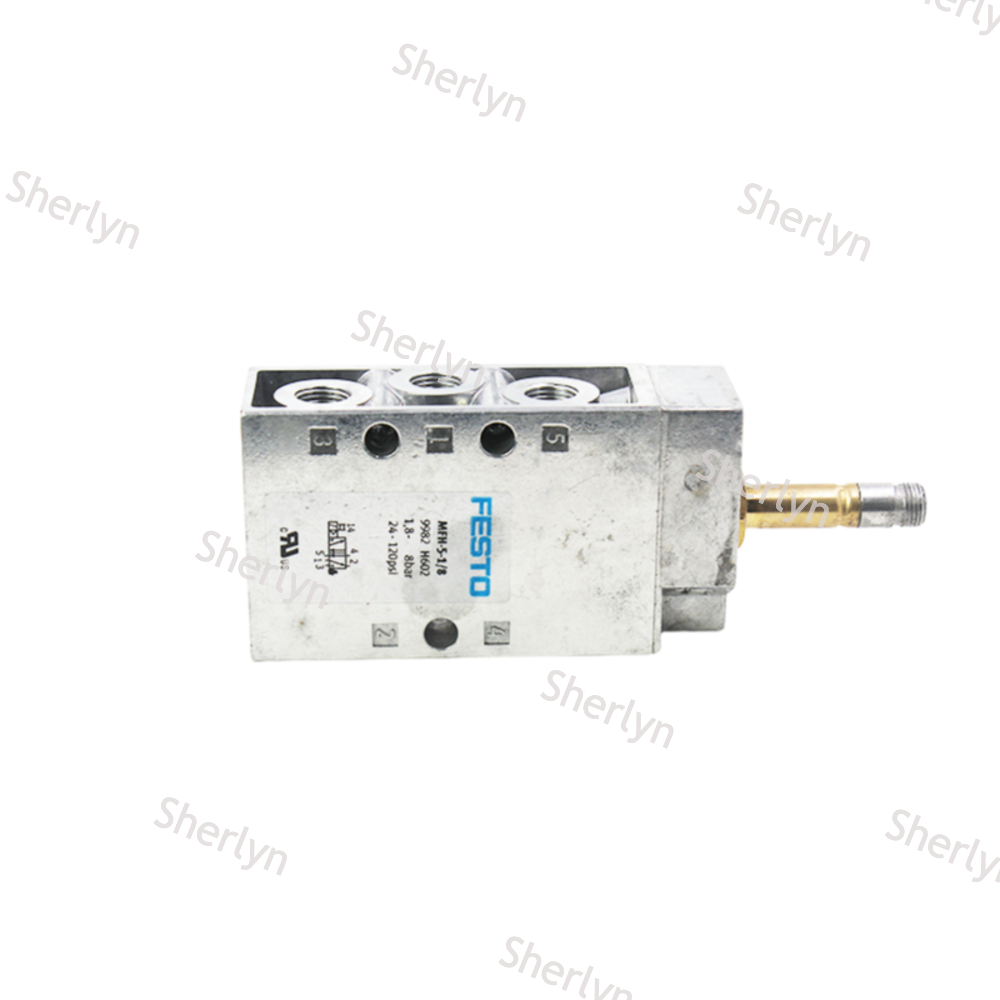 MFH-5-1/8 FESTO Solenoid Valve 5/2, Spring Return, 1.8-8 Bar, G1/8