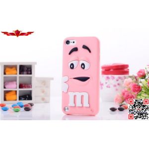 100% Perfect Fit Brand New Colorful Cartoon Silicone Cover Case For Ipod Touch 5