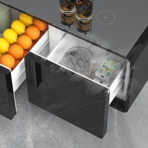 Mail Packing N Smart Furniture Table with Wireless Charging Frozen Drawer Mini