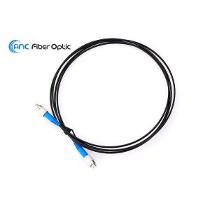 SC APC Outdoor FTTH Fiber Optic Patch Cord SM Self Supporting Aerial Drop Cable