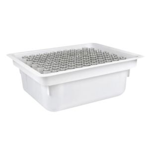 100pcs/Case Luer Lock Glass Syringe Plastic Plunger