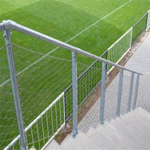 Ferruled type 60 mm eye mesh size cable wire mesh balustrade infill panel