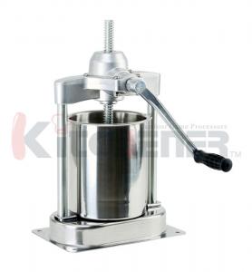 China Stainless Steel Homemade Manual Sausage Stuffer Filler With Front Locking Cylinder on sale