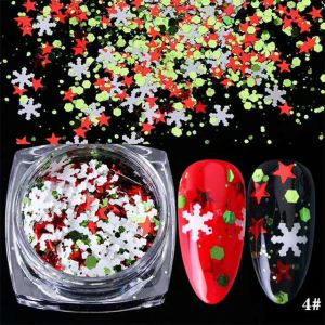 Polyester Glitter Christmas Glitter With Chunky Mixed Snow Tree Shaped Christmas