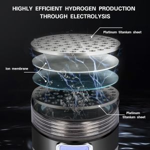 2500PPB Pure Hydrogen Rich Concentration Hydrogen Water Bottle with SPE/PEM