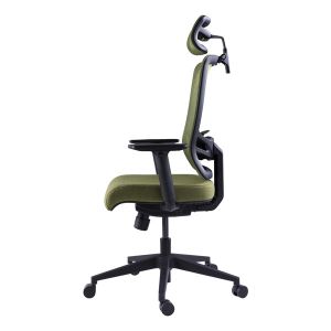 Ergonomic Project Office Chair High Back Green Mesh Rolling