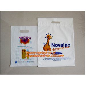 Soft loop handle 100% biodegradable plastic bags plastic bag biodegradable,