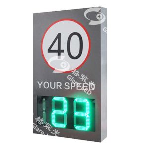 Solar Powered Digital Speed Limit Signs Pre-Warning Led Variable Message Signs