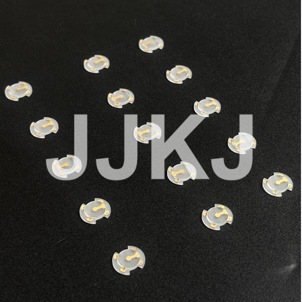 Custom shape Sapphire Optical Blank Sapphire Single Crystal Material with Metallization