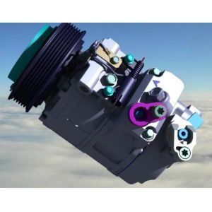 Electric Car Air Conditioner Compressor Valeo Air Compressor