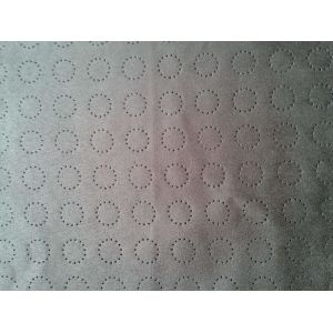 Punched micro Suede Fabric Enzyme wash Static-free