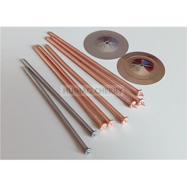 Quality 3mm SS Copper Coated CD Stud Welding Pin For Insulation Fastening Work Use With Capacitor Discharge Stud Welder wholesale