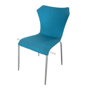 Comfortable Stackable Conference Chairs Upholstery Fabric Tear Resistant